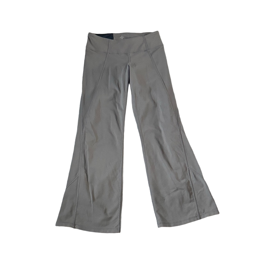Athleta Brown Flare Yoga Pants Petite SP Stretch Activewear Loungewear